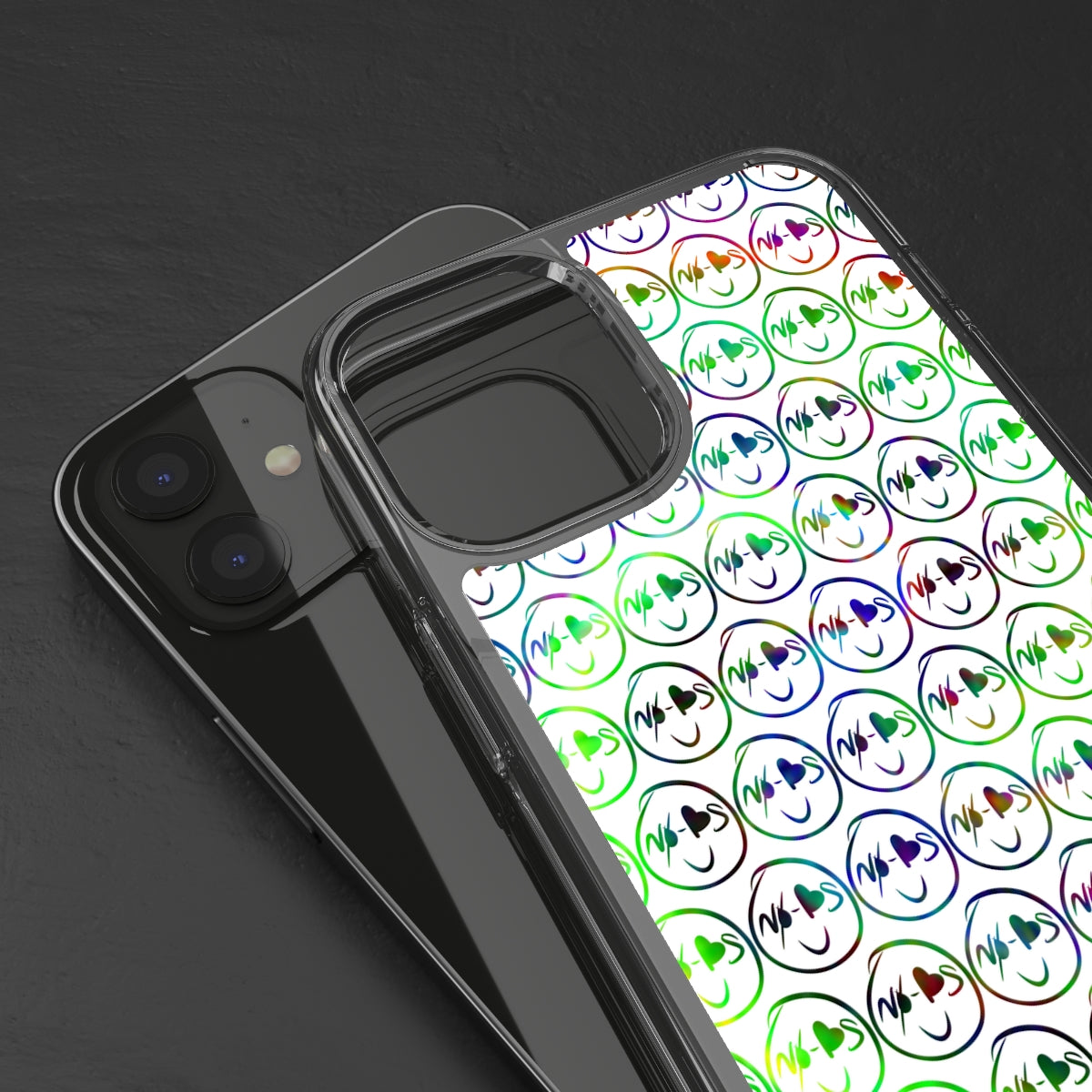 No-Bs TyeDye Print Clear Cases