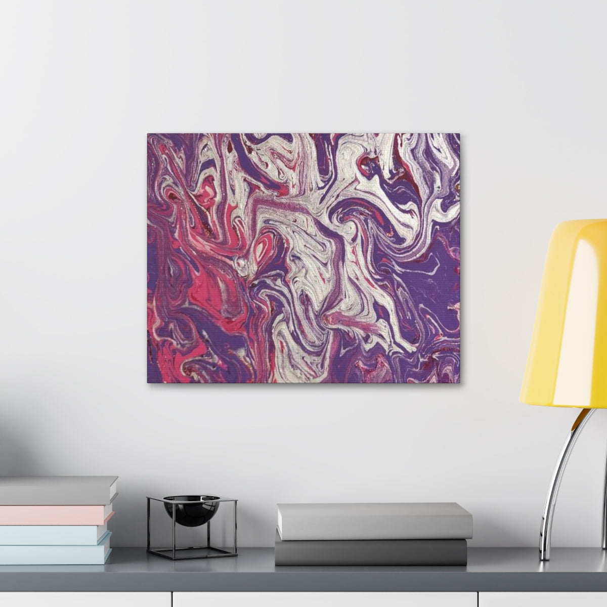 The Original Print "Silver and Purple"