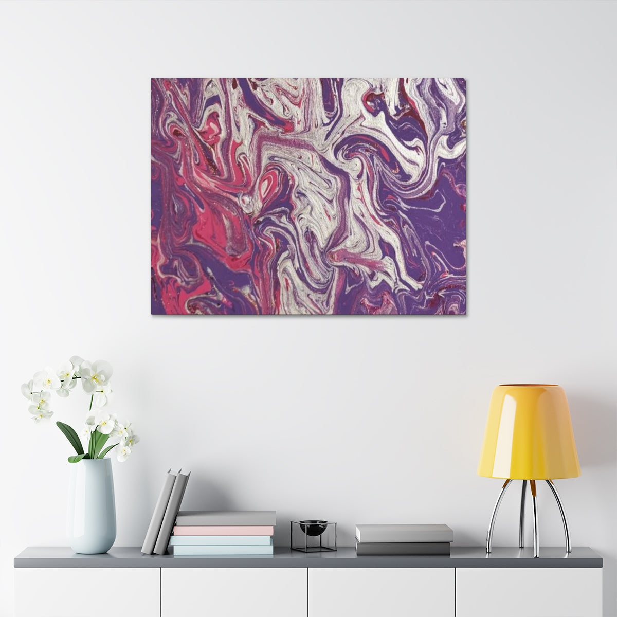 The Original Print "Silver and Purple"