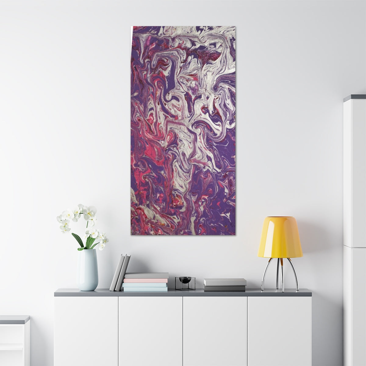 The Original Print "Silver and Purple"