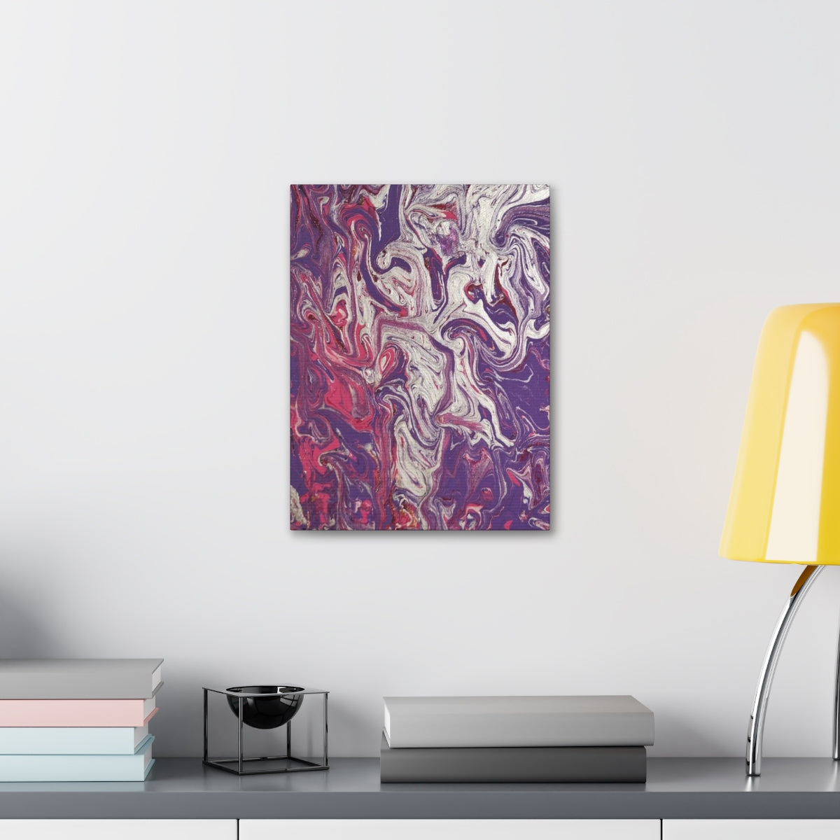 The Original Print "Silver and Purple"