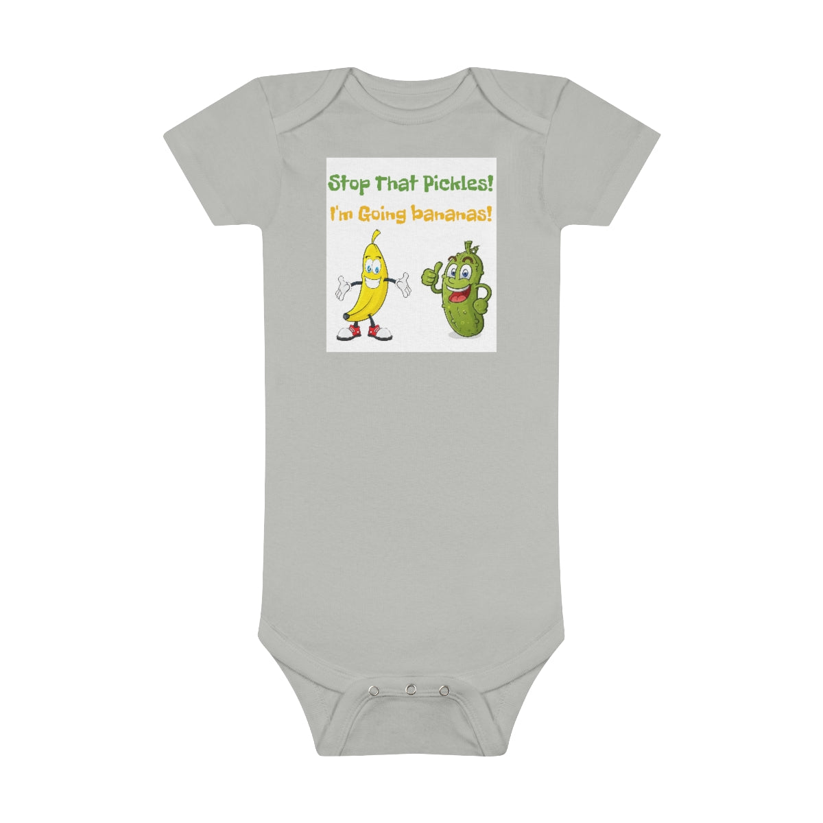 Pickle and Banana Baby Short Sleeve Onesie®
