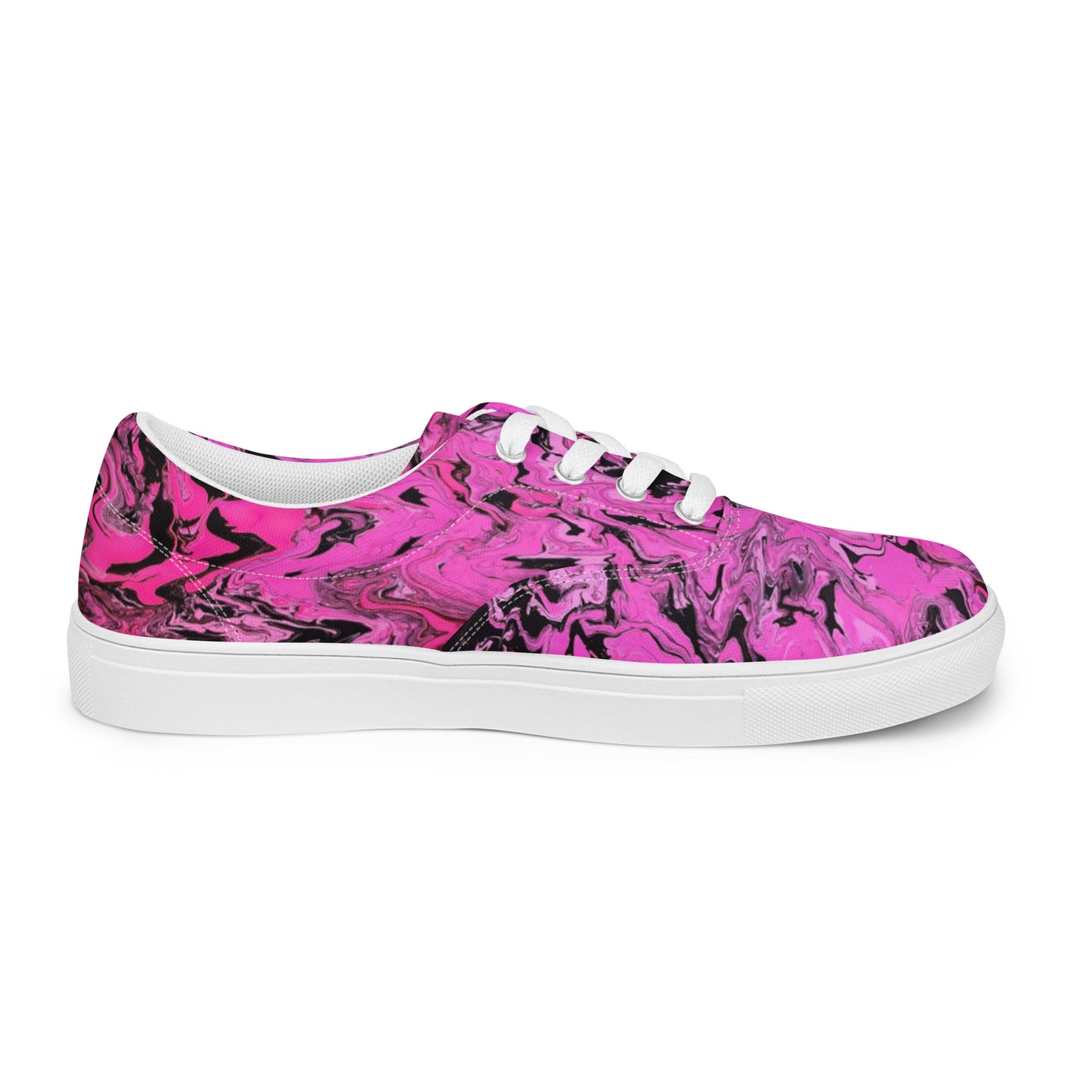 PJ Original Artwork Women’s lace-up canvas shoes