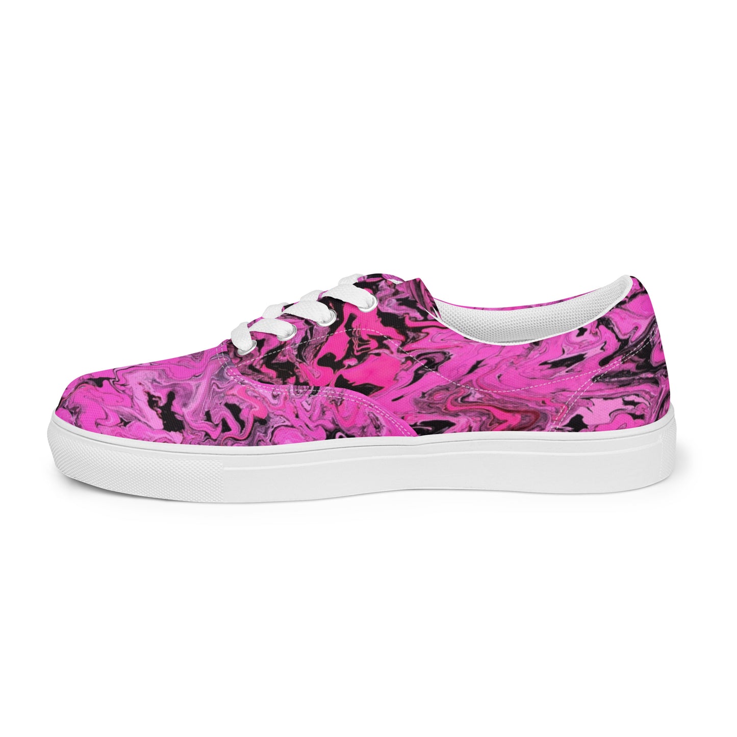PJ Original Artwork Women’s lace-up canvas shoes
