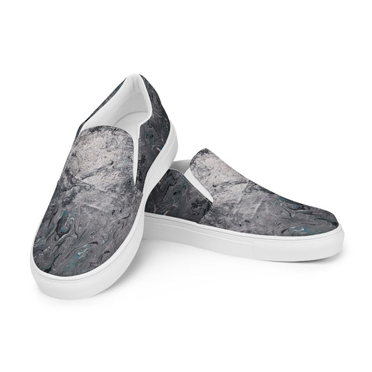 PJ Original Artwork slip-on canvas shoes