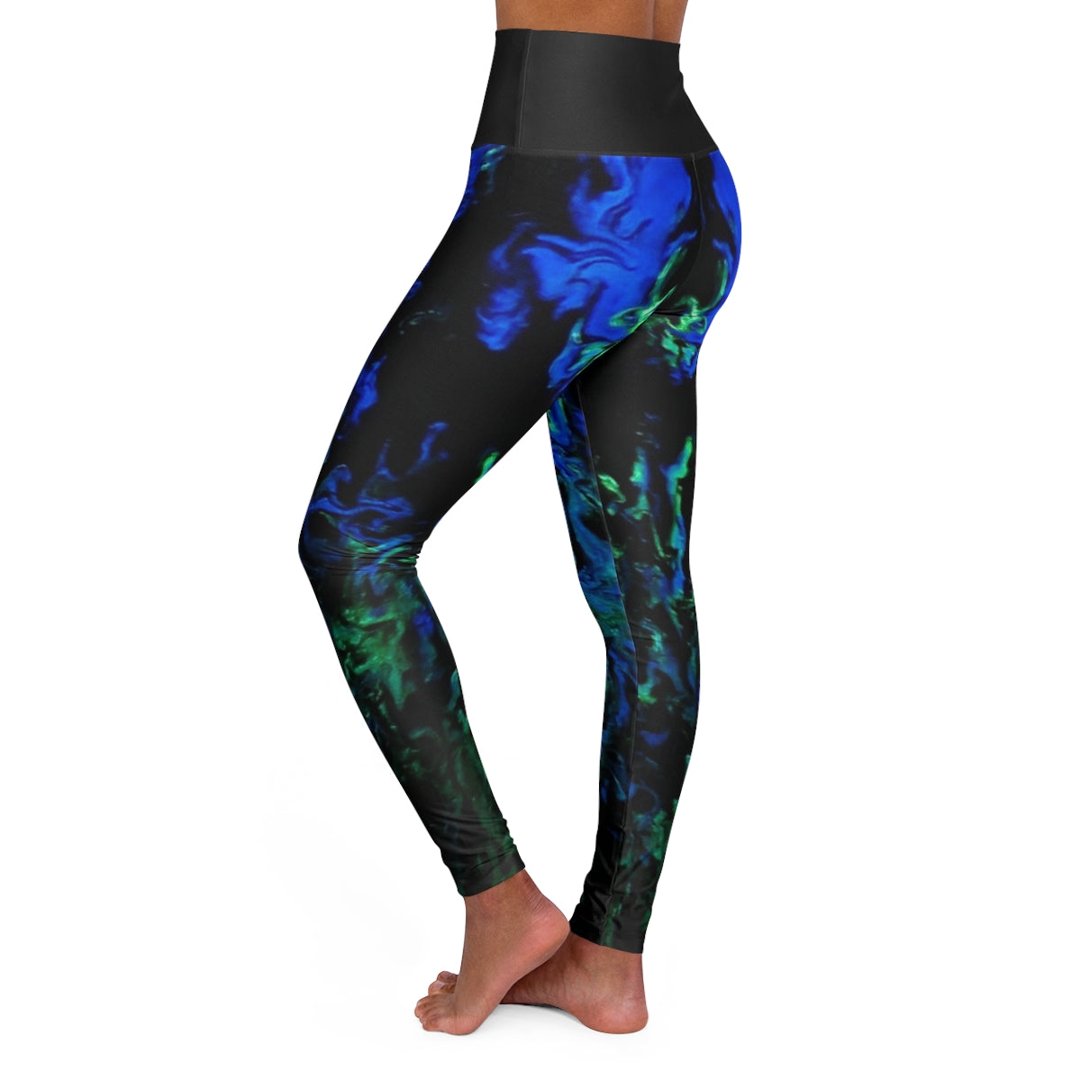 PJ Original Artwork "NightShot" High Waisted Yoga Leggings