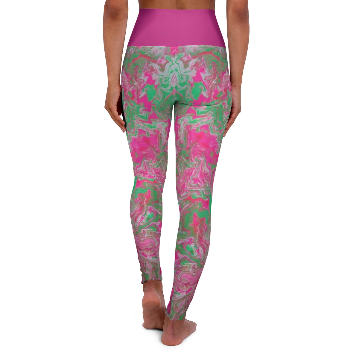 PJ Original Artwork "CANDYLAND" High Waisted Yoga Leggings