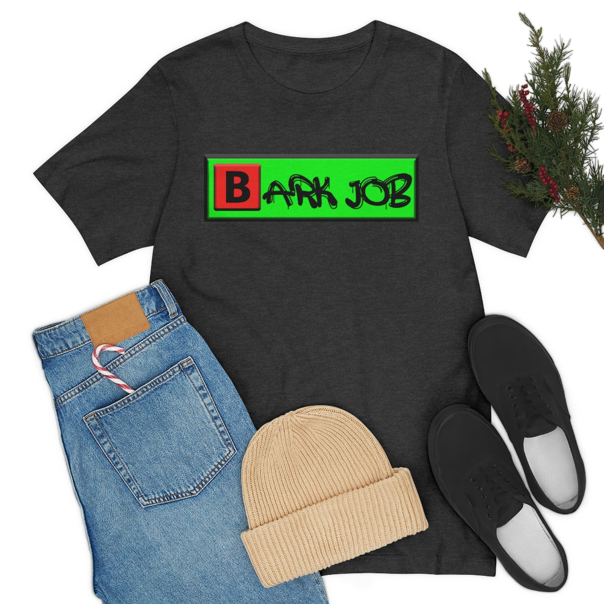 Barkjob Original Pet Branded Clothing Line Unisex Jersey Short Sleeve Tee