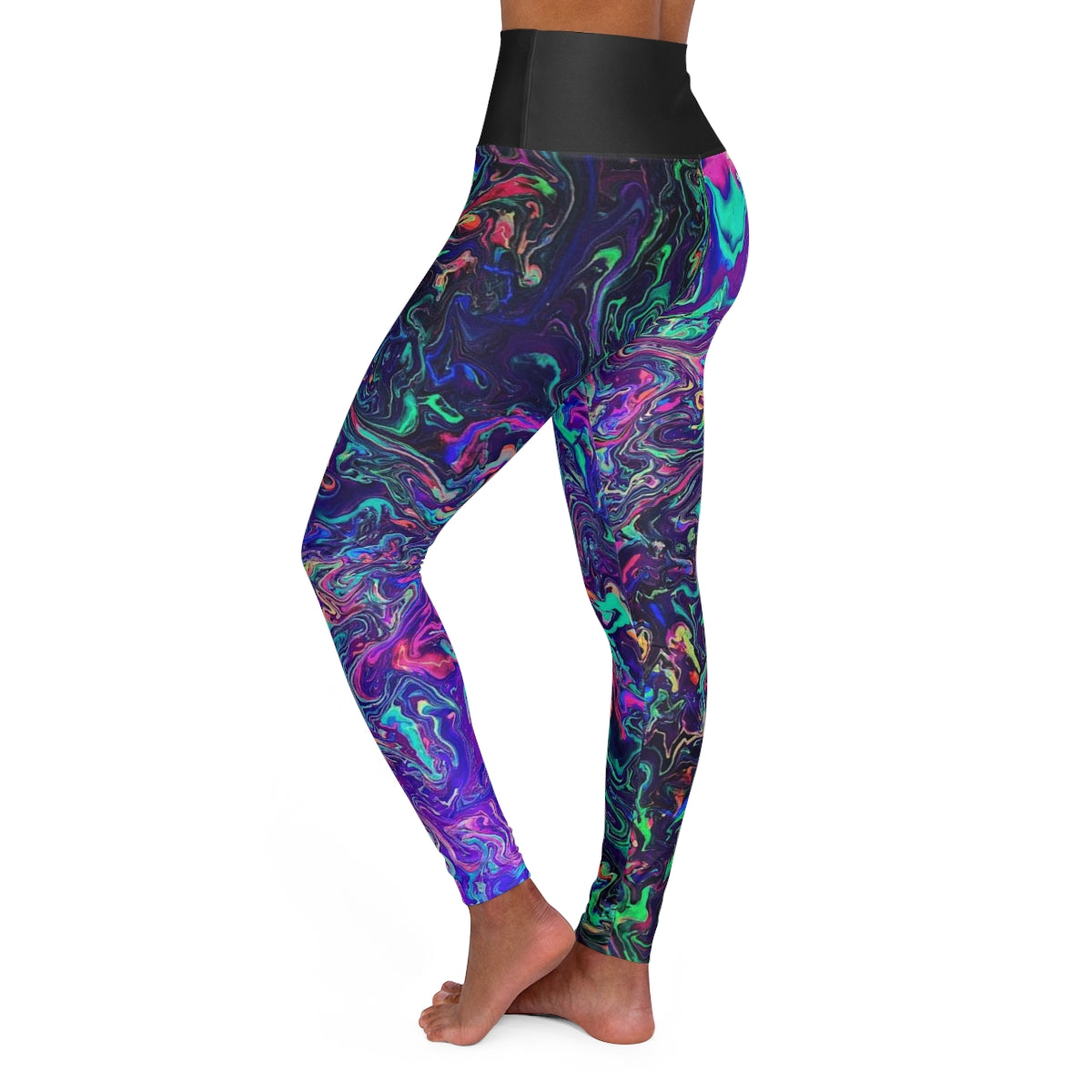 PJ Original Artwork "Afterlife" High Waisted Yoga Leggings