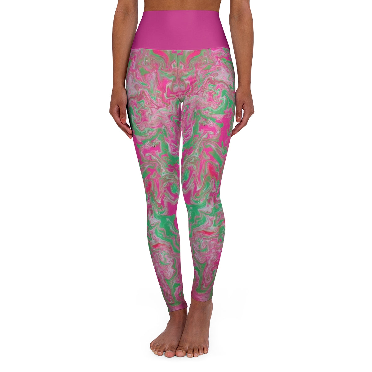 PJ Original Artwork "CANDYLAND" High Waisted Yoga Leggings