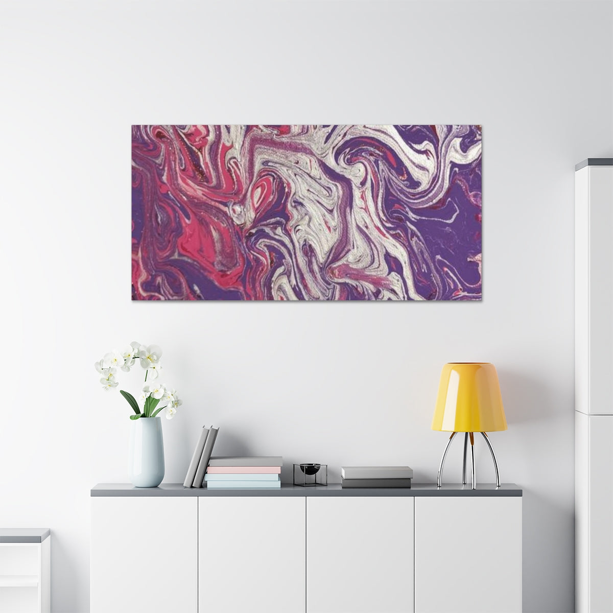 The Original Print "Silver and Purple"