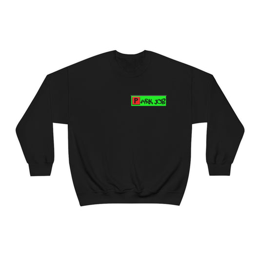 Parkjob Green and Red Logo Unisex Heavy Blend™ Crewneck Sweatshirt