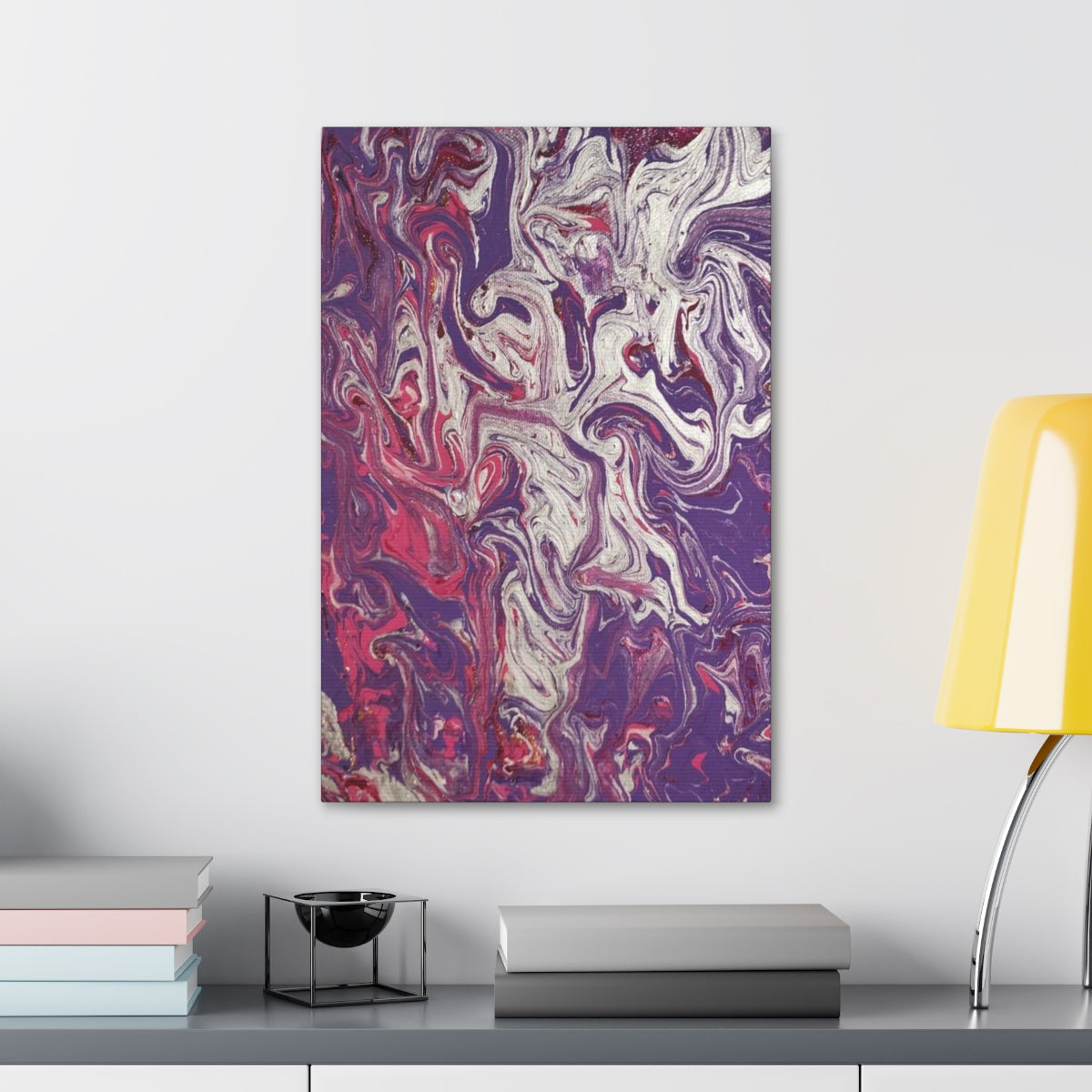 The Original Print "Silver and Purple"