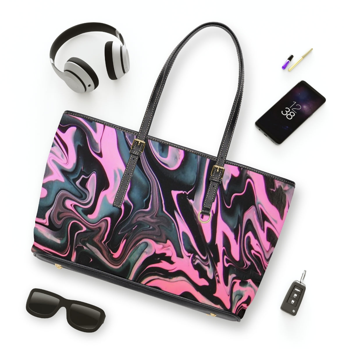 PU Leather Shoulder Bag