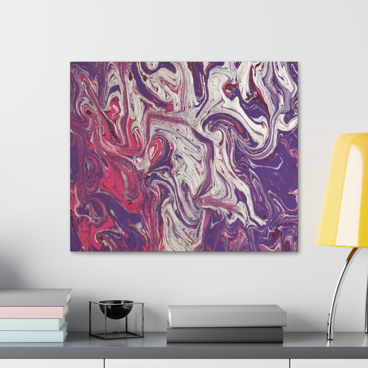 The Original Print "Silver and Purple"