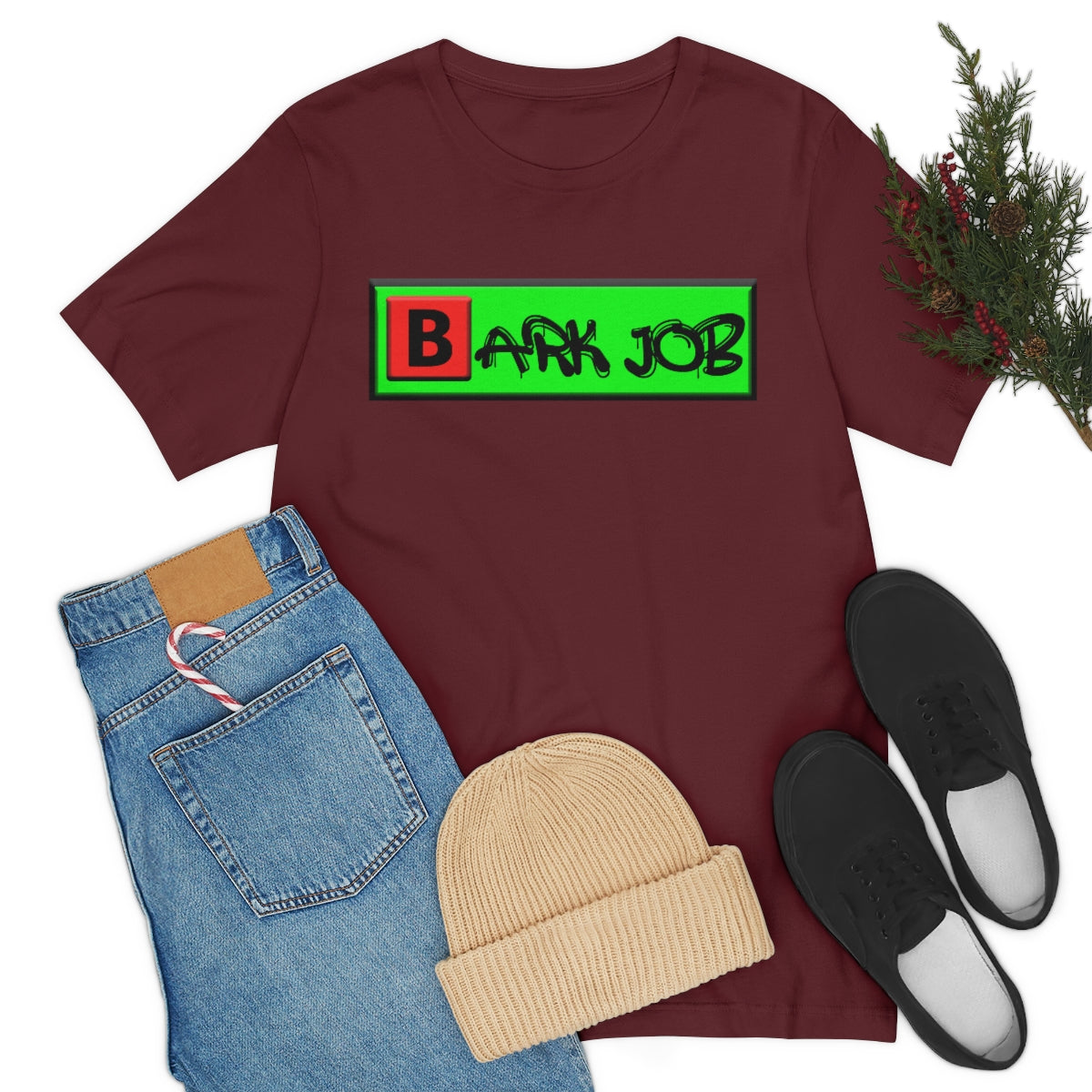 Barkjob Original Pet Branded Clothing Line Unisex Jersey Short Sleeve Tee