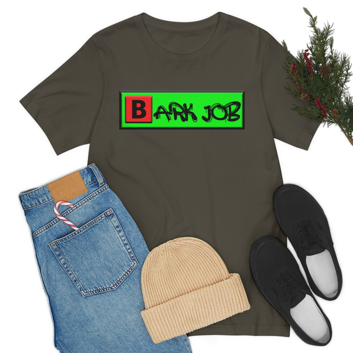 Barkjob Original Pet Branded Clothing Line Unisex Jersey Short Sleeve Tee