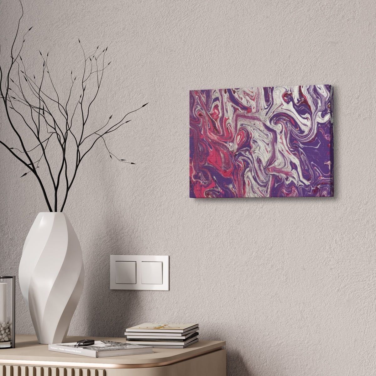 The Original Print "Silver and Purple"