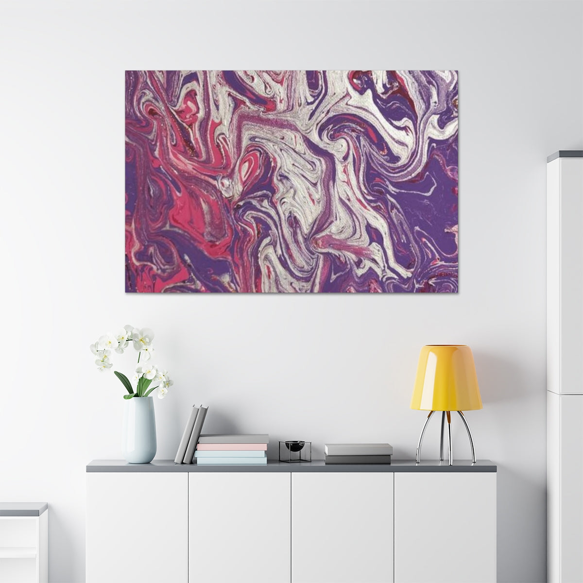 The Original Print "Silver and Purple"