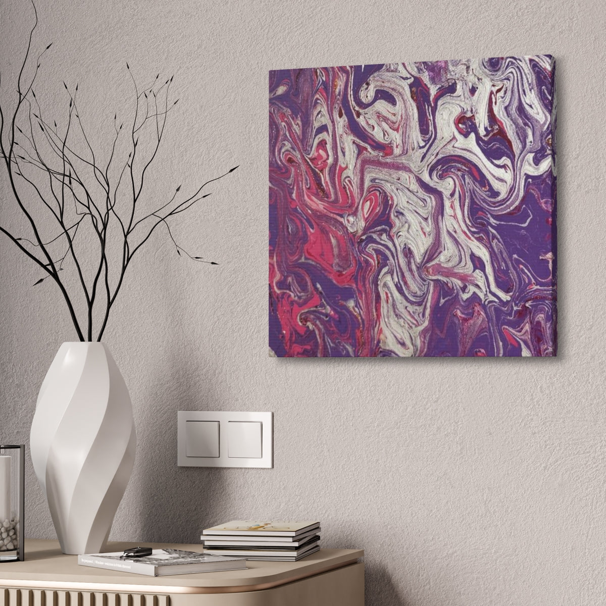 The Original Print "Silver and Purple"