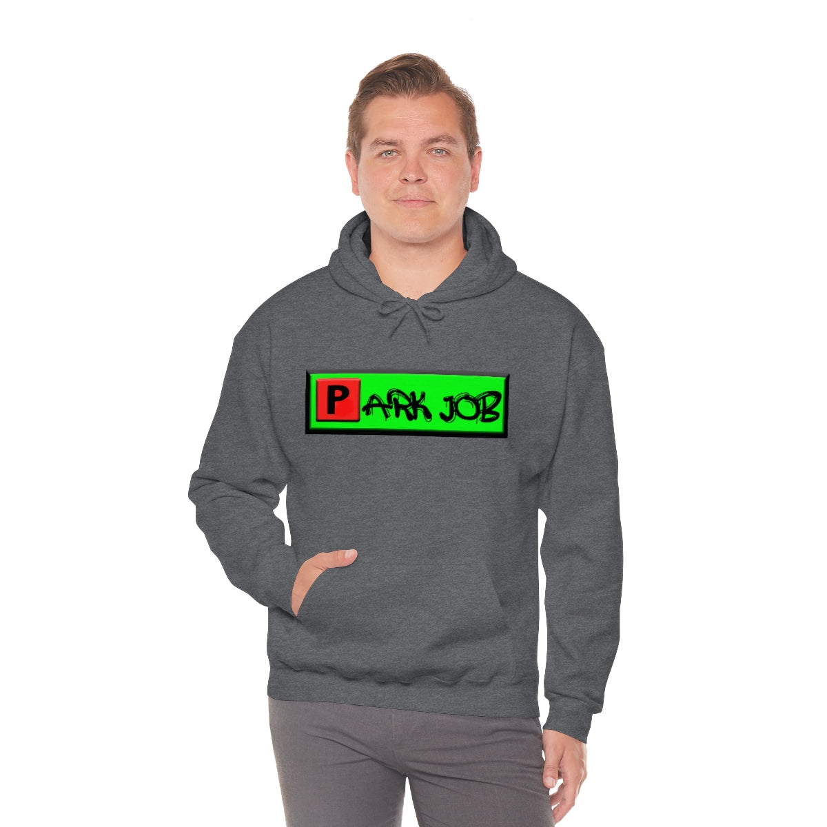 PJ Red and Green Unisex Heavy Blend™ Hooded Sweatshirt