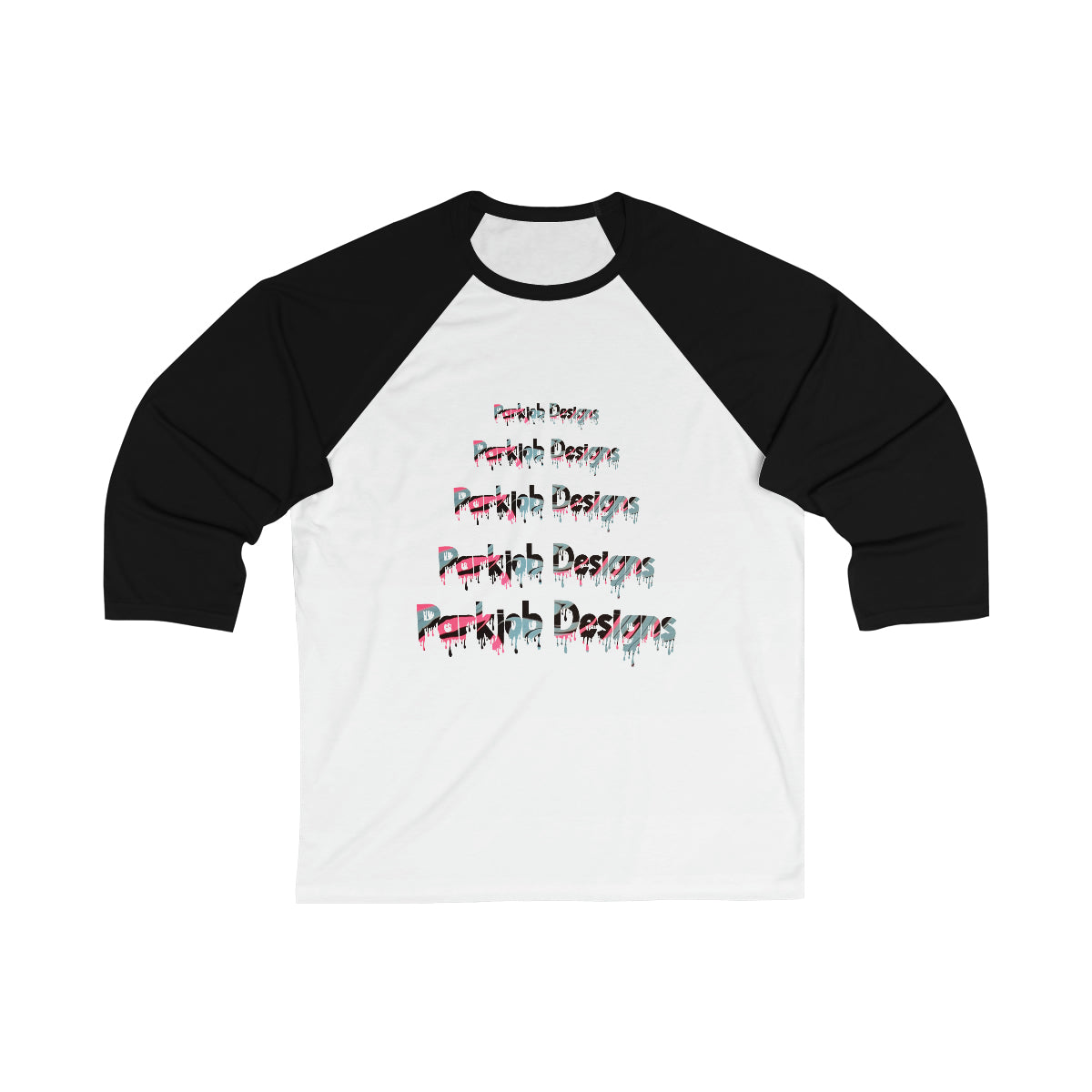 PJ Drip Unisex 3\4 Sleeve Baseball Tee