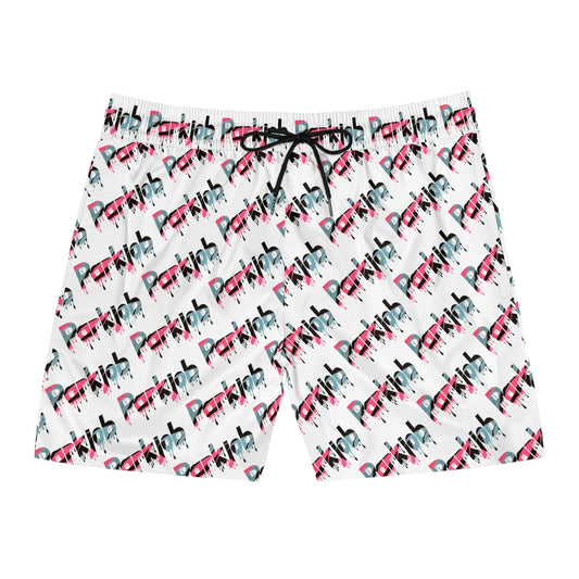 PJ Drip Men's Mid-Length Swim Shorts (AOP)
