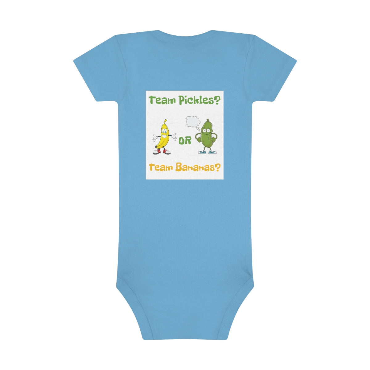 Pickle and Banana Baby Short Sleeve Onesie®