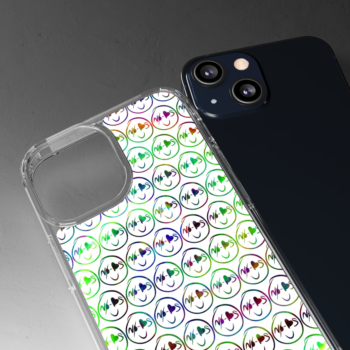 No-Bs TyeDye Print Clear Cases