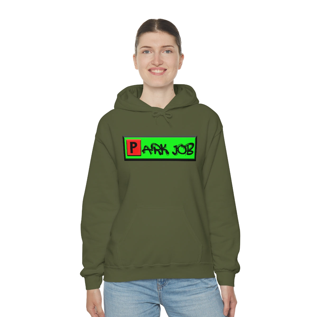 PJ Red and Green Unisex Heavy Blend™ Hooded Sweatshirt