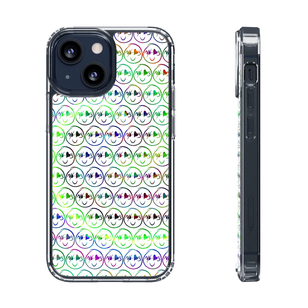 No-Bs TyeDye Print Clear Cases