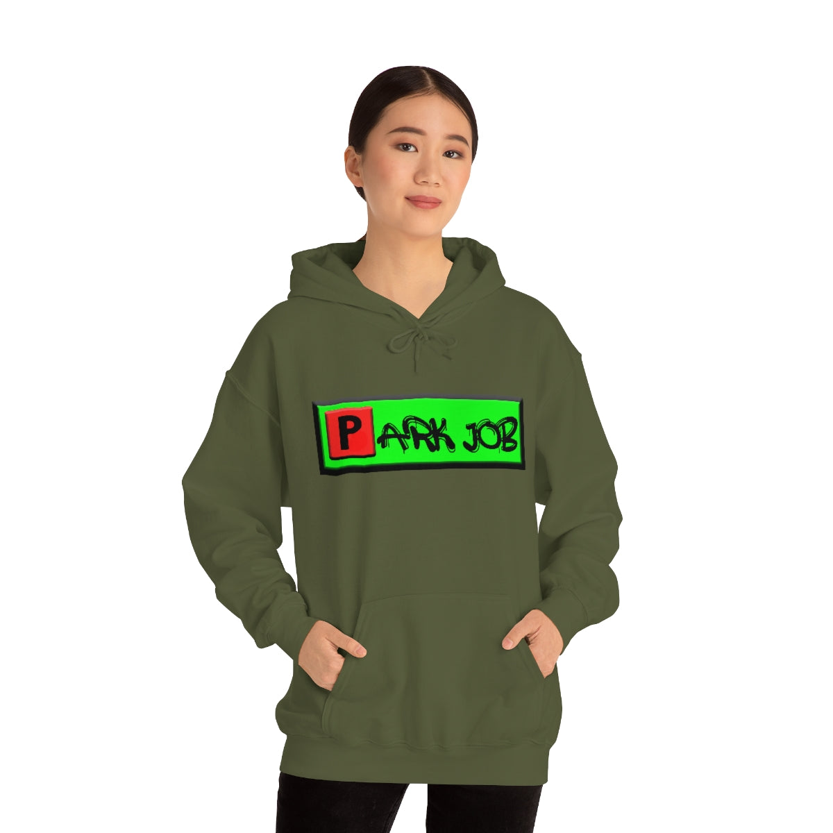 PJ Red and Green Unisex Heavy Blend™ Hooded Sweatshirt