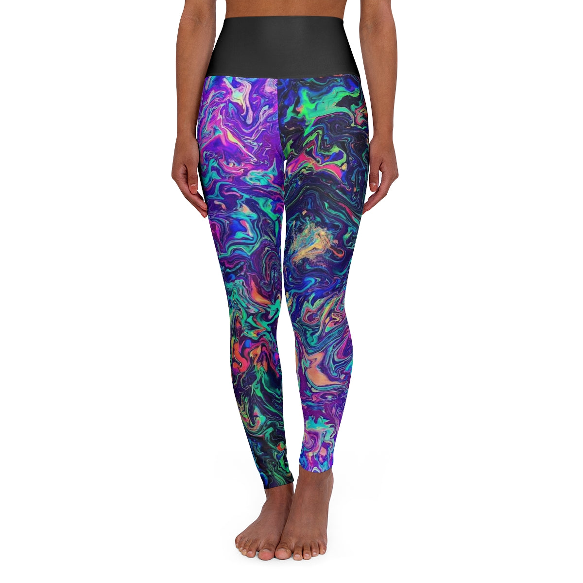 PJ Original Artwork "Afterlife" High Waisted Yoga Leggings