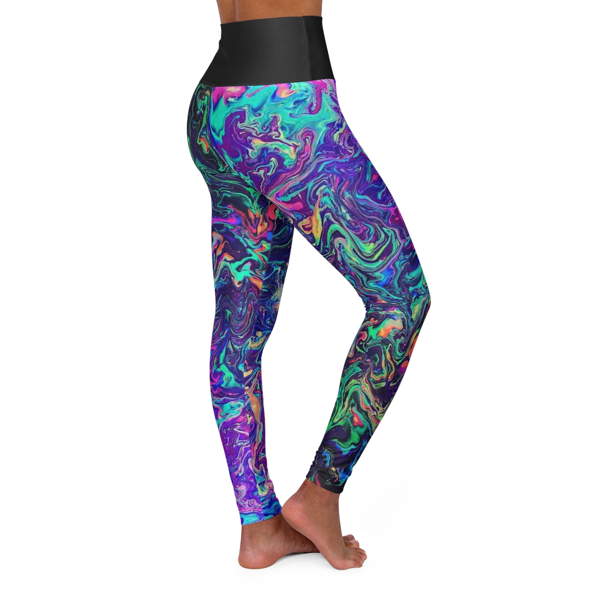PJ Original Artwork "Afterlife" High Waisted Yoga Leggings