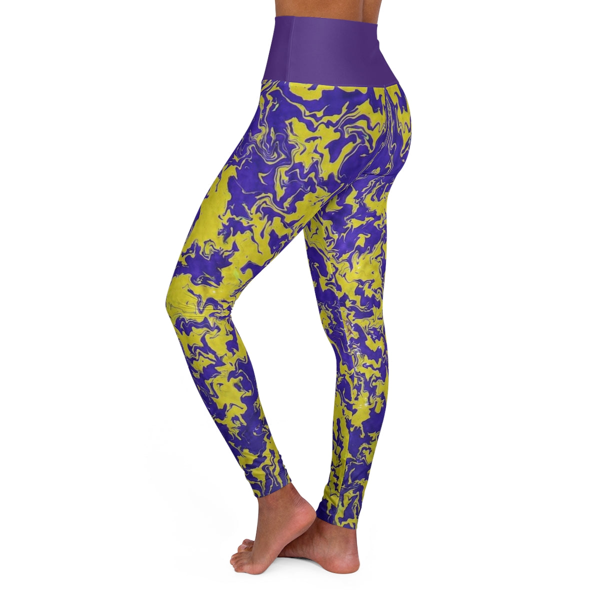 PJ Original Artwork "SeussTwo" High Waisted Yoga Leggings