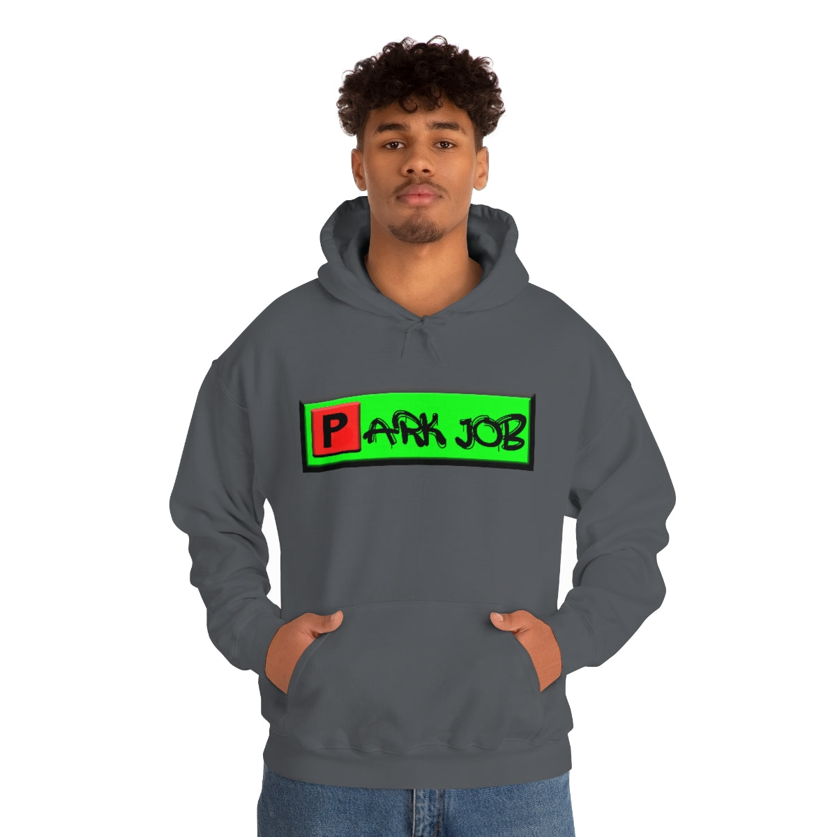 PJ Red and Green Unisex Heavy Blend™ Hooded Sweatshirt