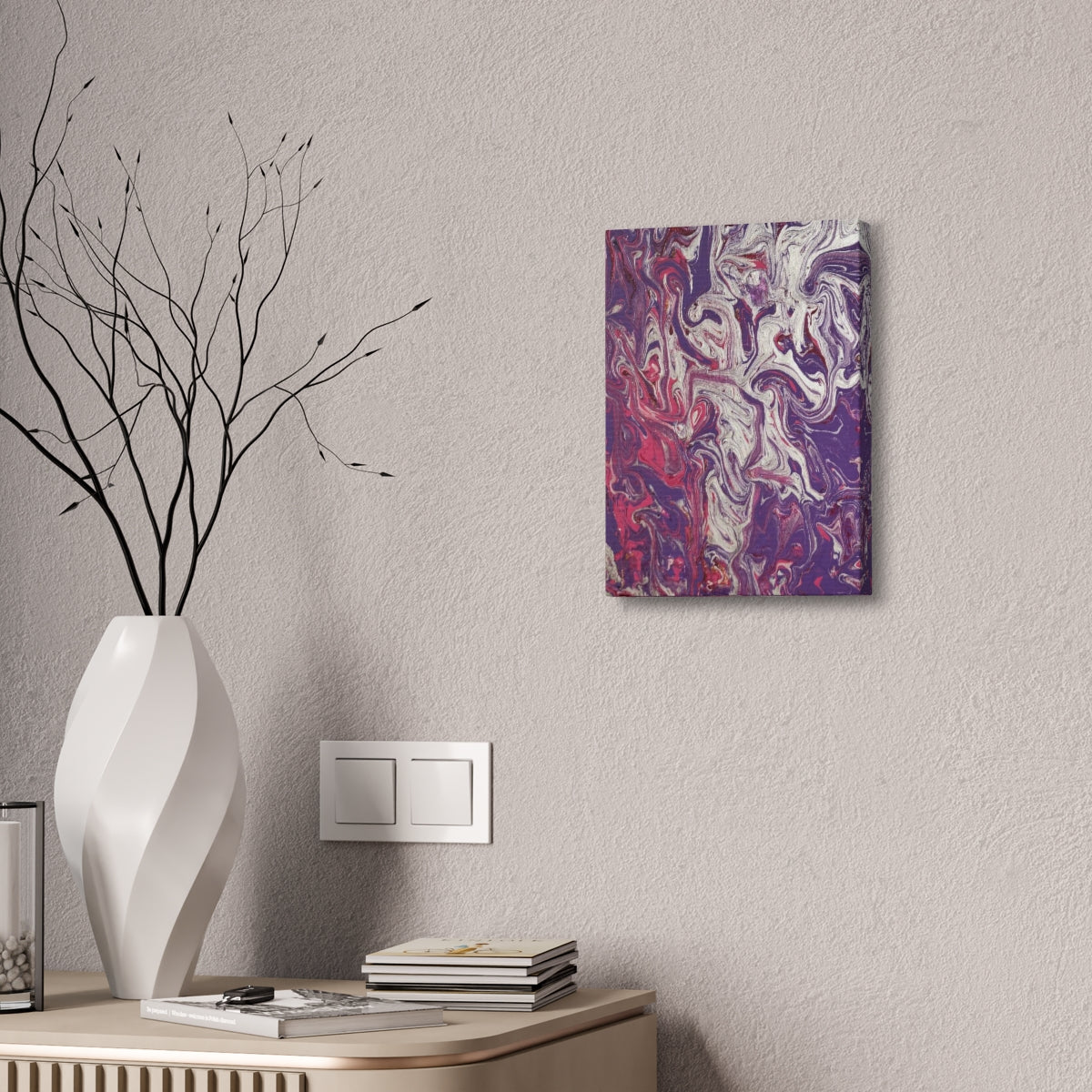 The Original Print "Silver and Purple"