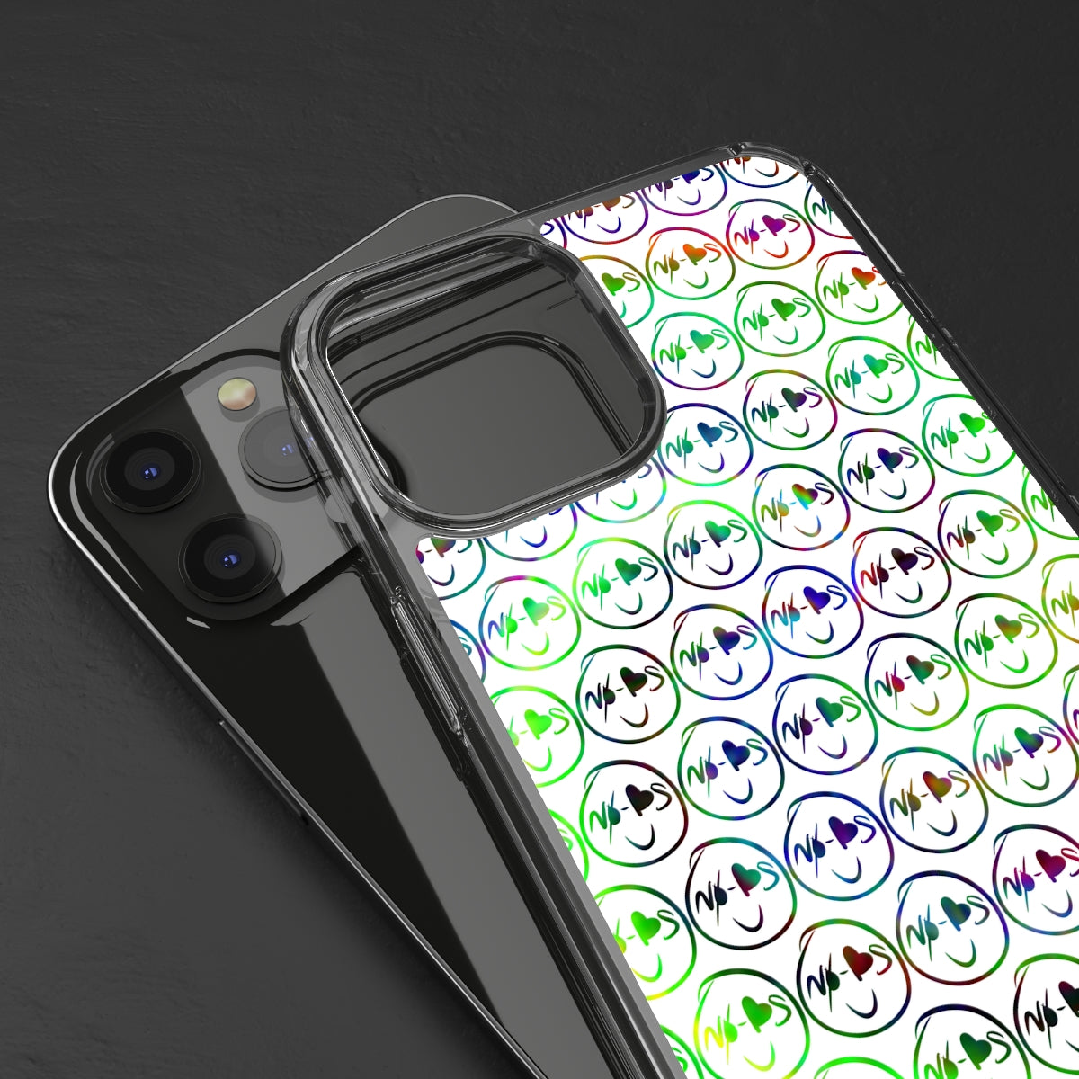 No-Bs TyeDye Print Clear Cases