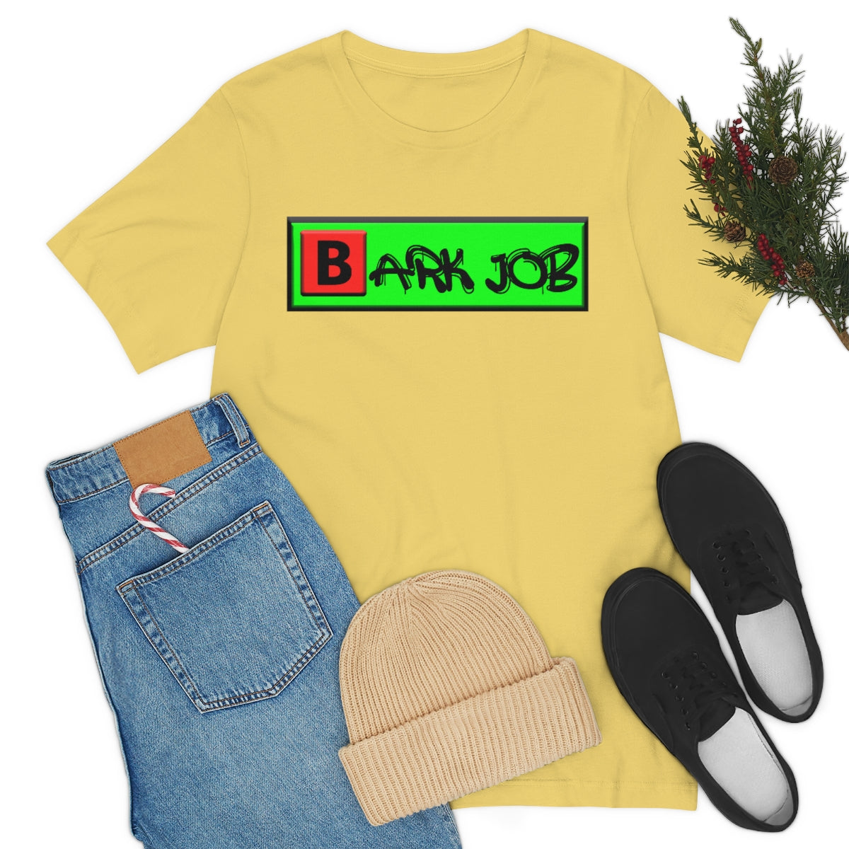 Barkjob Original Pet Branded Clothing Line Unisex Jersey Short Sleeve Tee