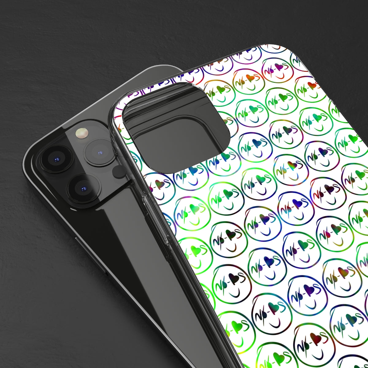 No-Bs TyeDye Print Clear Cases