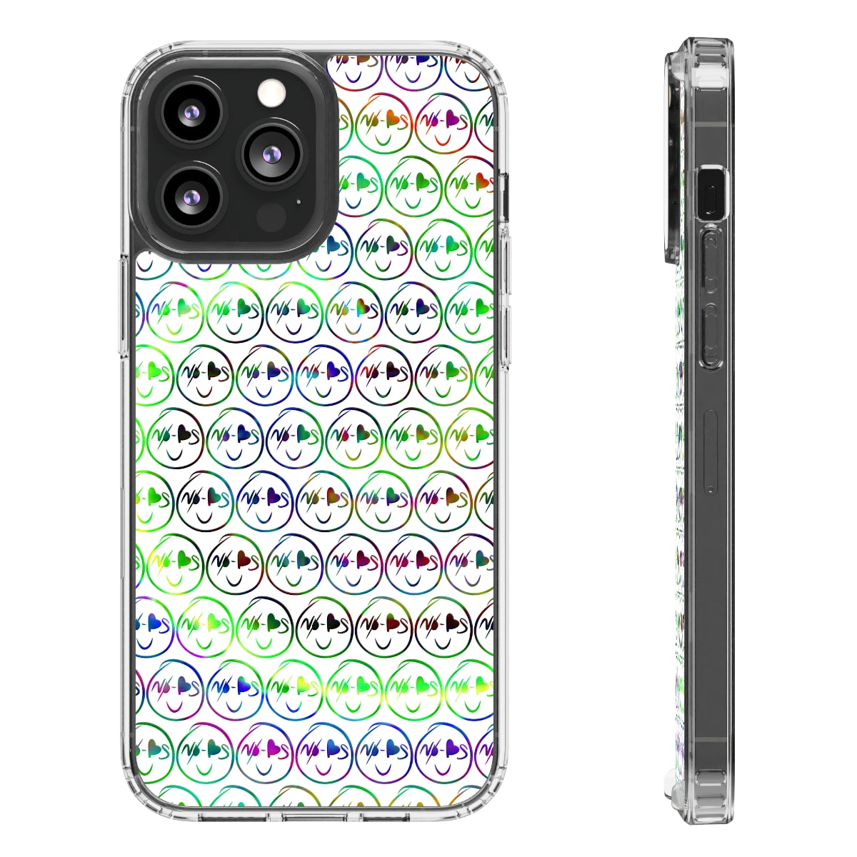 No-Bs TyeDye Print Clear Cases