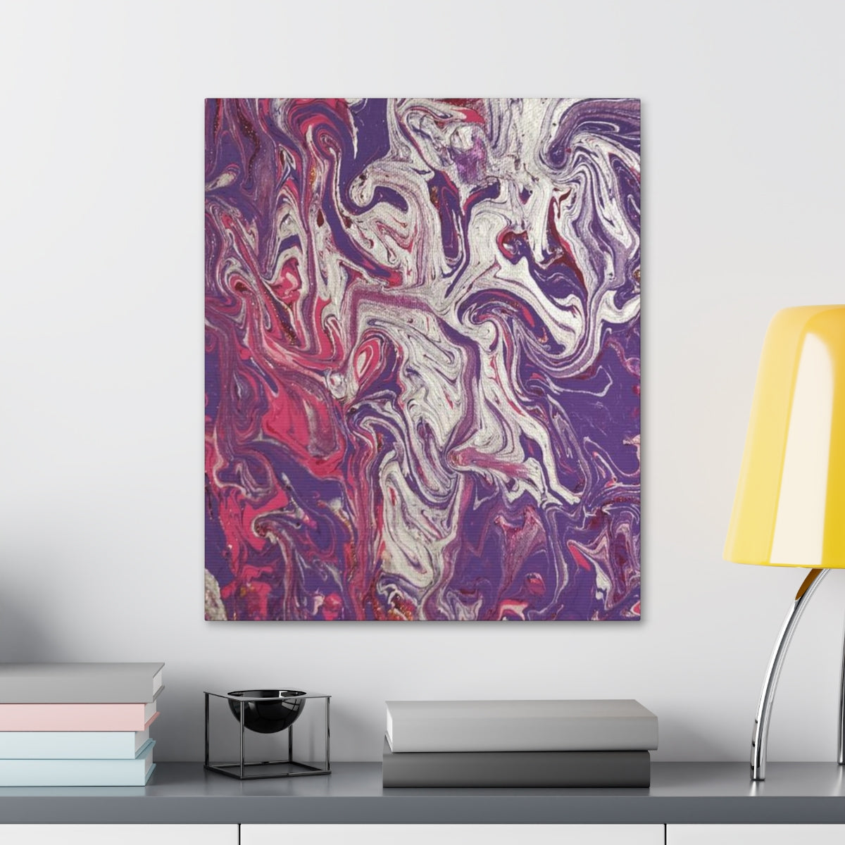 The Original Print "Silver and Purple"