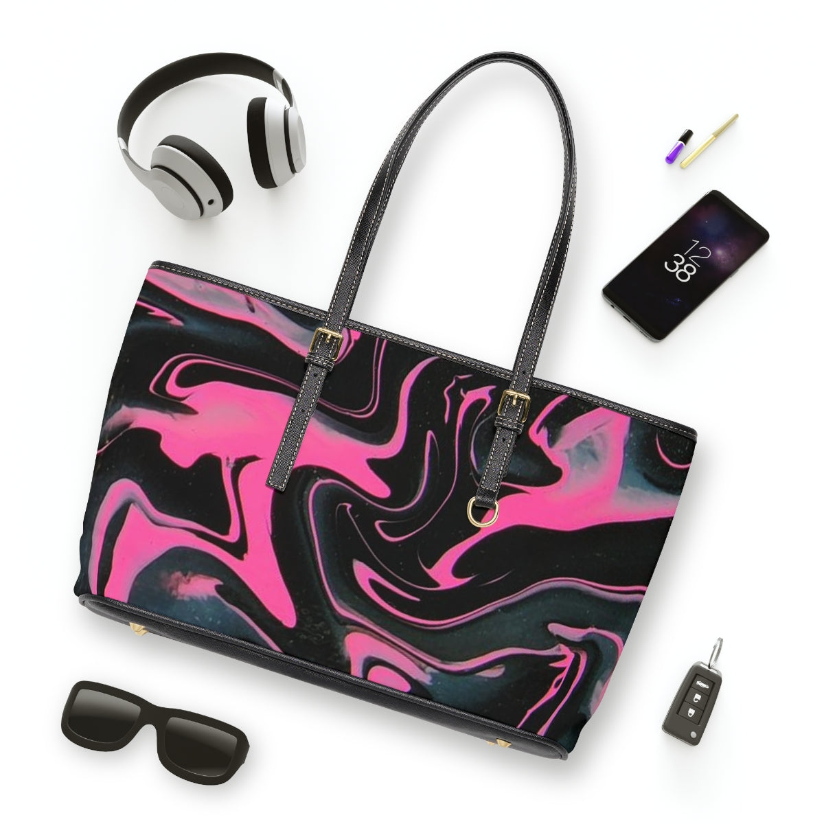 PU Leather Shoulder Bag