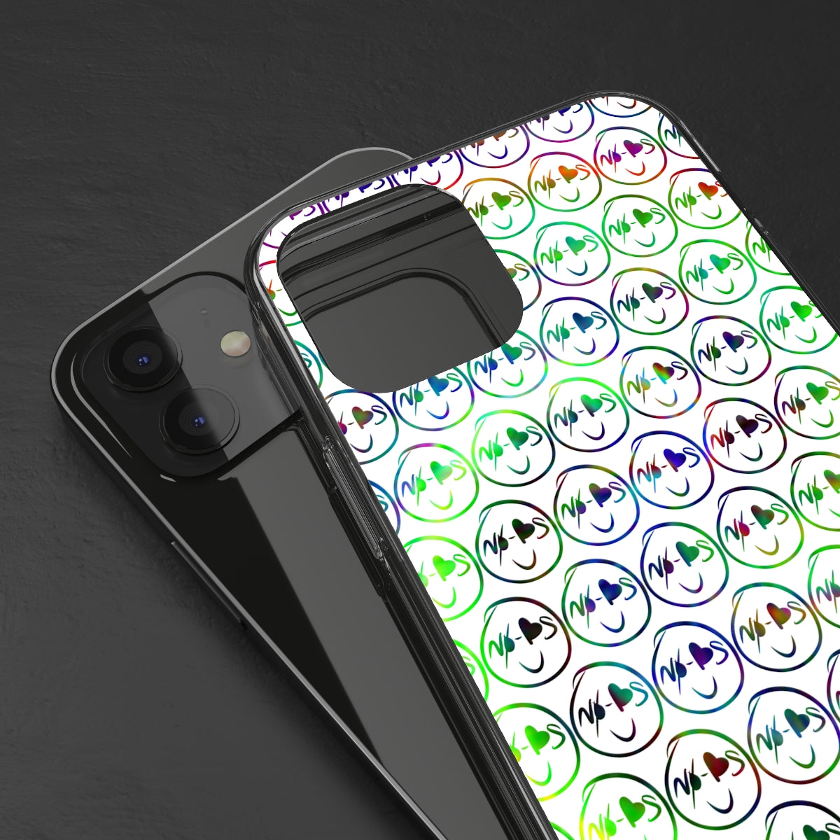 No-Bs TyeDye Print Clear Cases