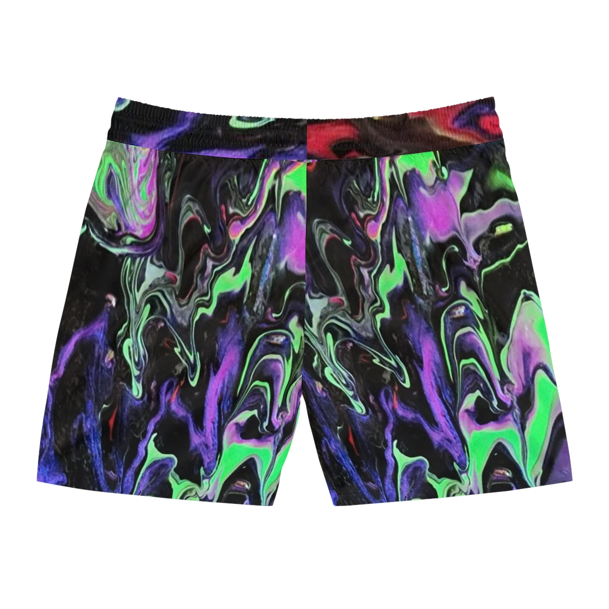 PJ Drip Men's Mid-Length Swim Shorts (AOP)