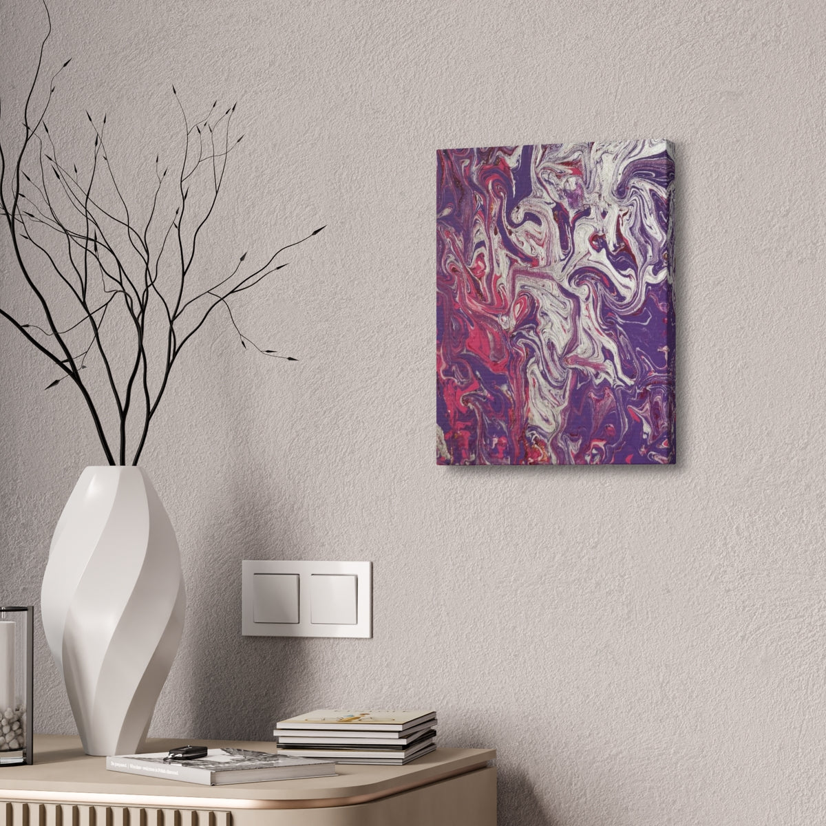 The Original Print "Silver and Purple"