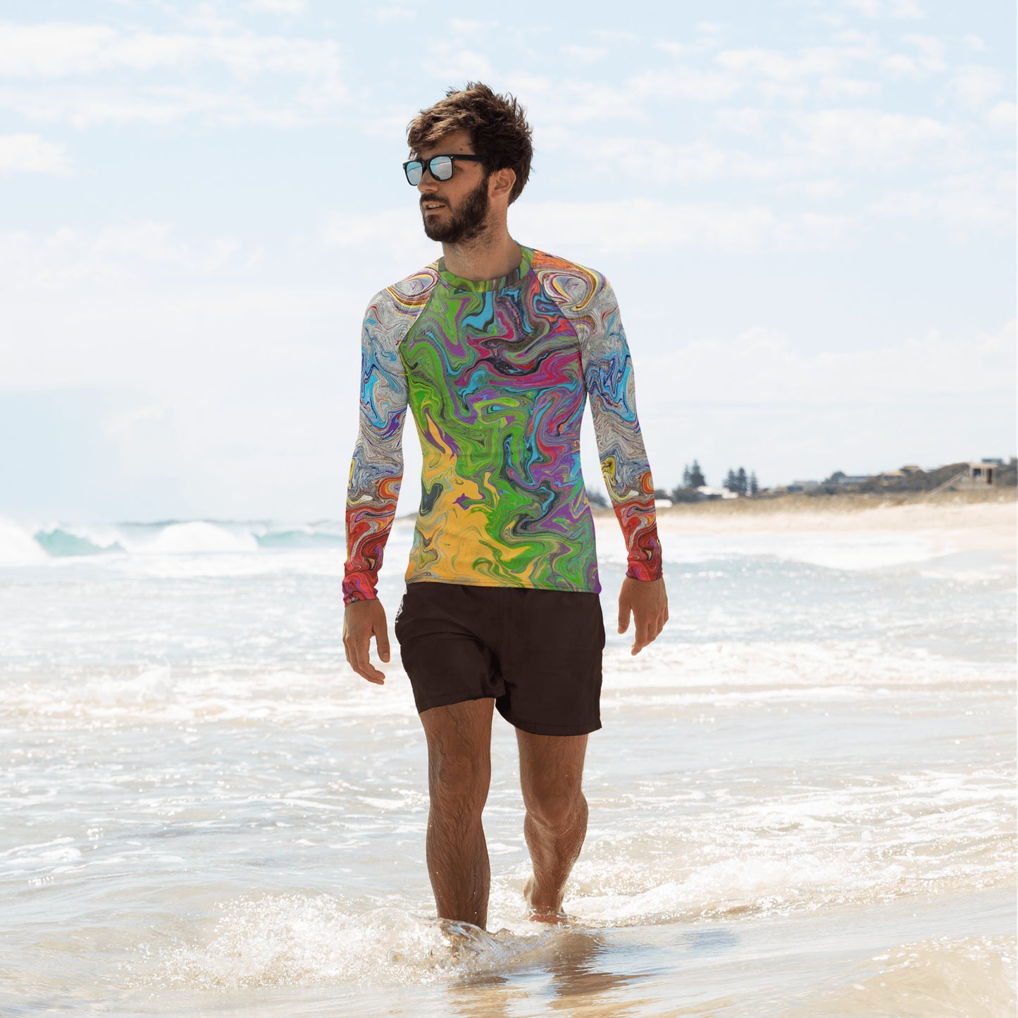 PJ Art Men's Rash Guard
