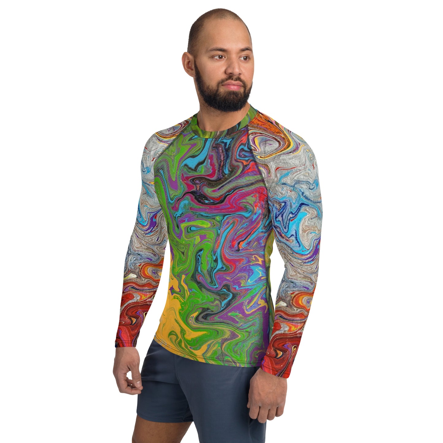 PJ Art Men's Rash Guard