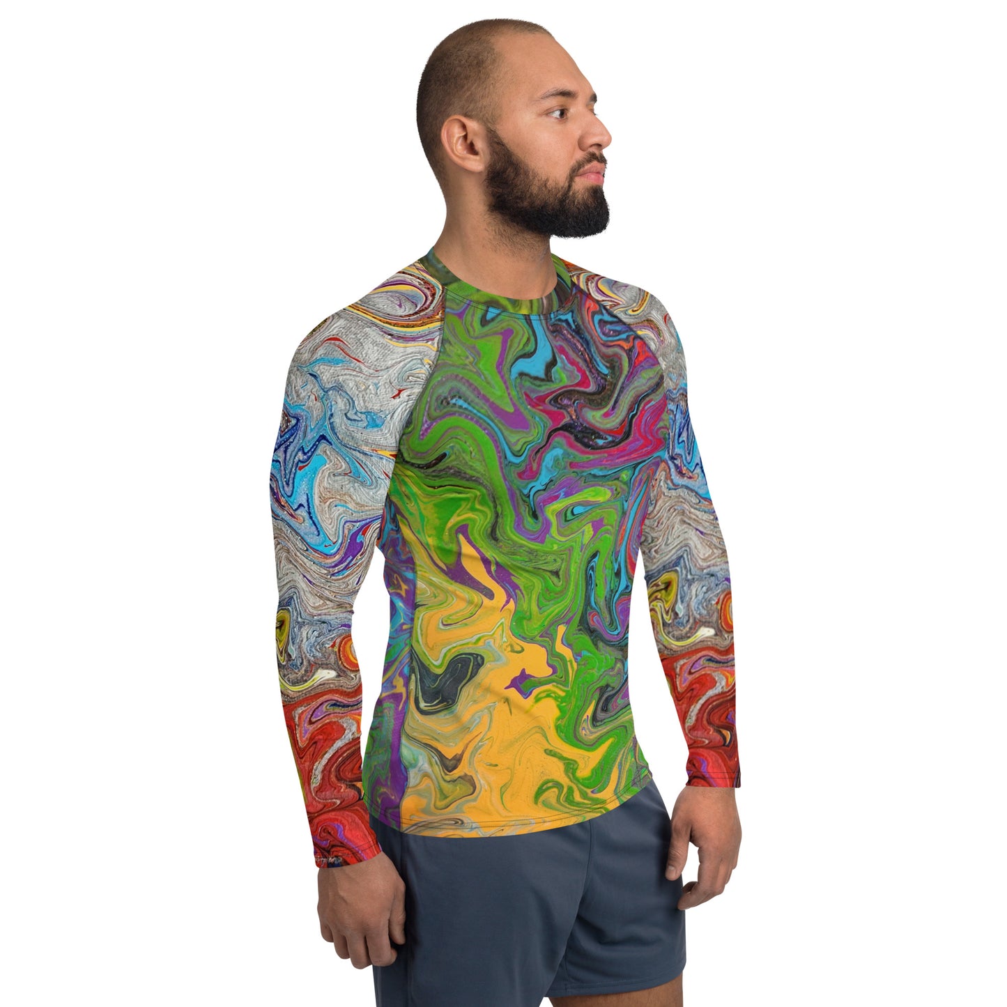 PJ Art Men's Rash Guard