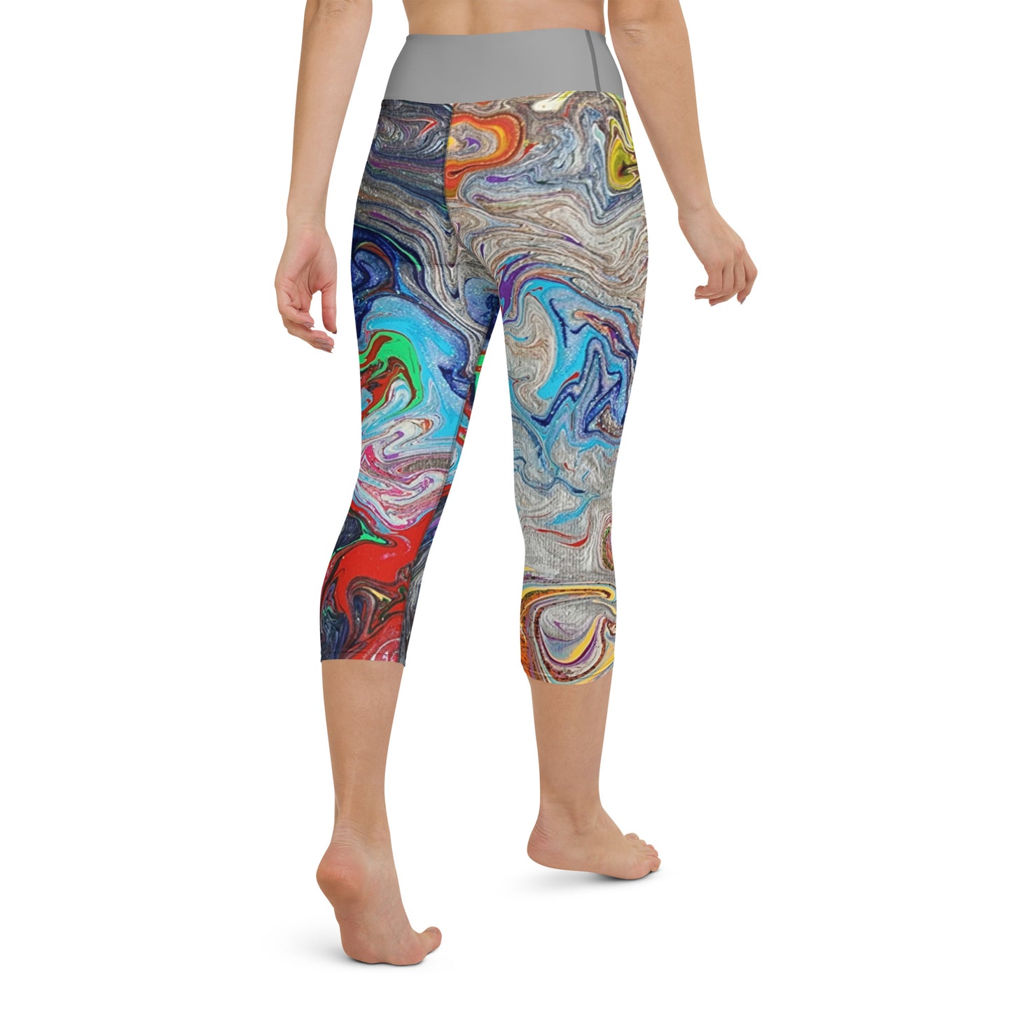 PJ Art Yoga Capri Leggings